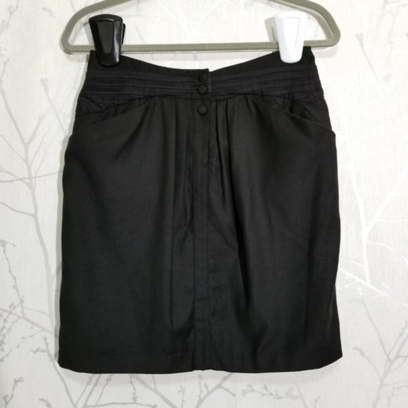 MM Couture Miss Me Pencil Skirt w/ Pleated Detail - Picture 1 of 4